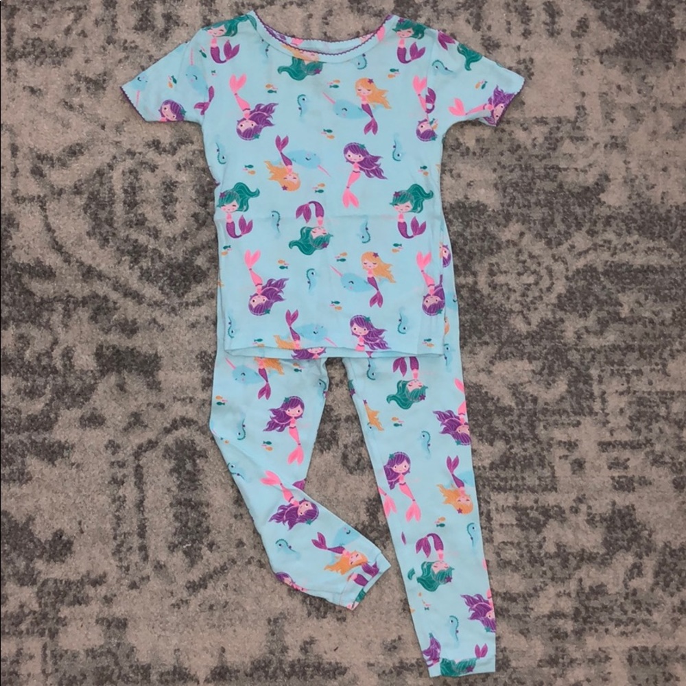 Girls mermaid pajama set